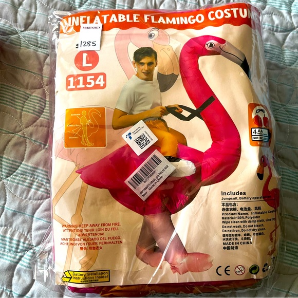 Flamingo inflatable costume - Picture 1 of 3